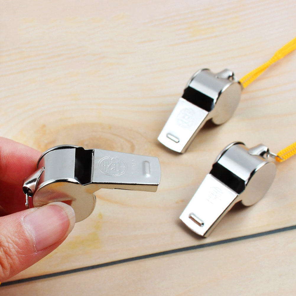 Emergency Whistle Loud - 12Pcs Premium Metal Whistle Loud Emergency