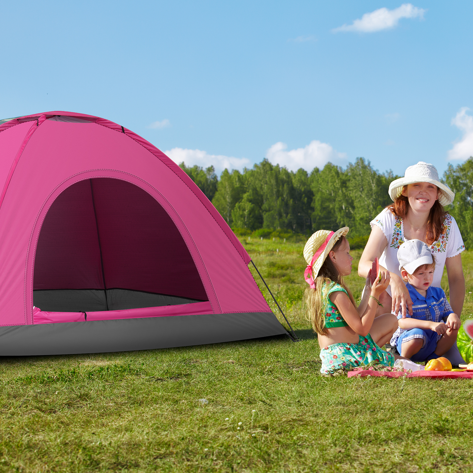 Emergency Mylar Tent - 3 4 Person Camping Dome Tent