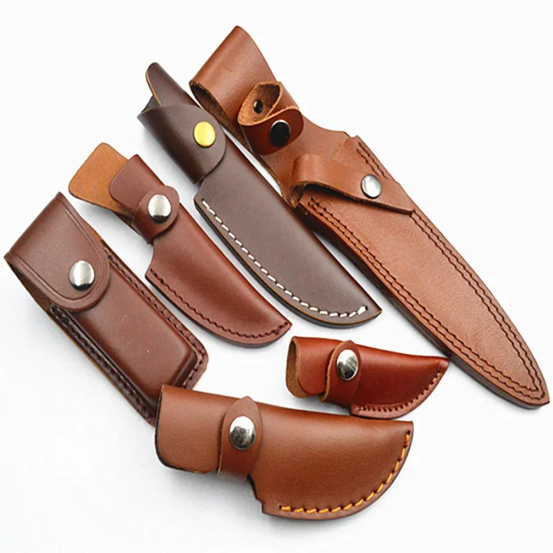 Bushcraft Knife Fixed - Swayboo Cowhide Leather Case for Fixed