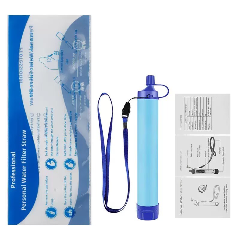 Water Purification Straw - Portable Water Filter Straw, Personal Emergency