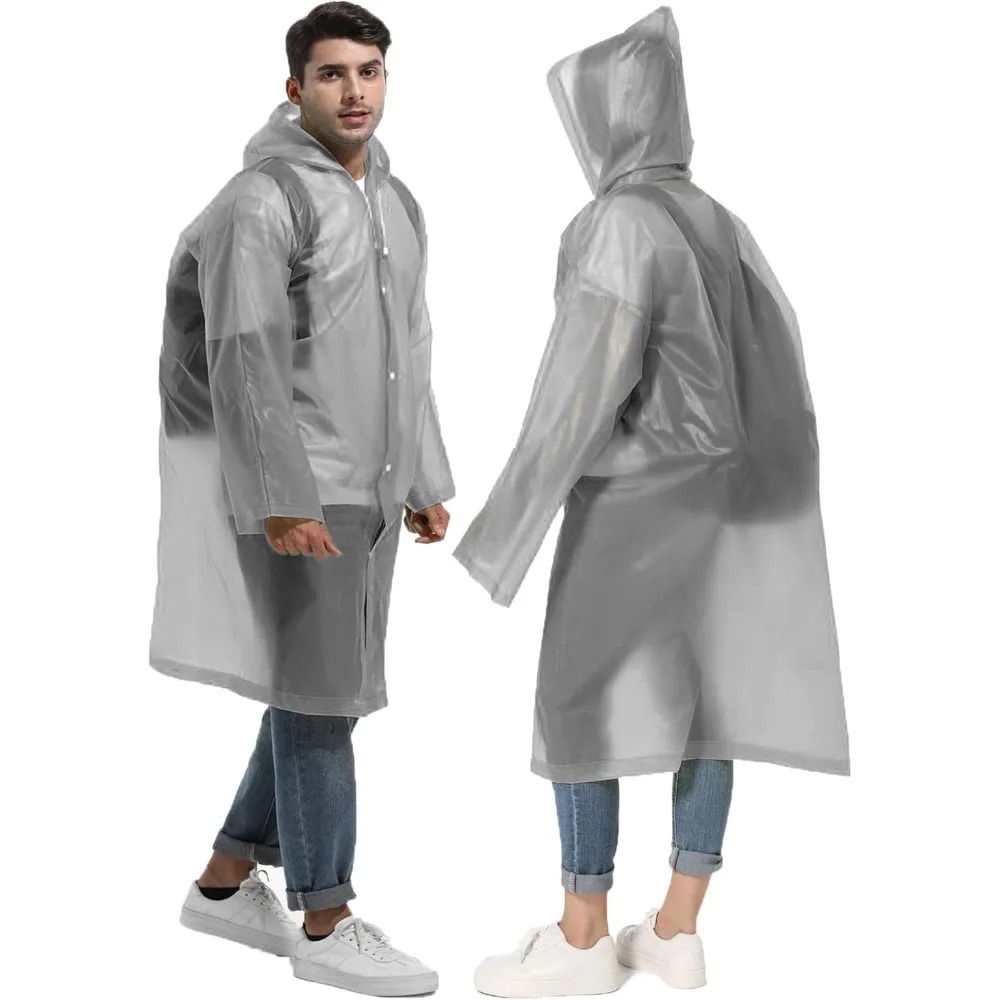 Emergency Poncho Rain - Waterproof Raincoat Outdoor Hiking Portable Adult