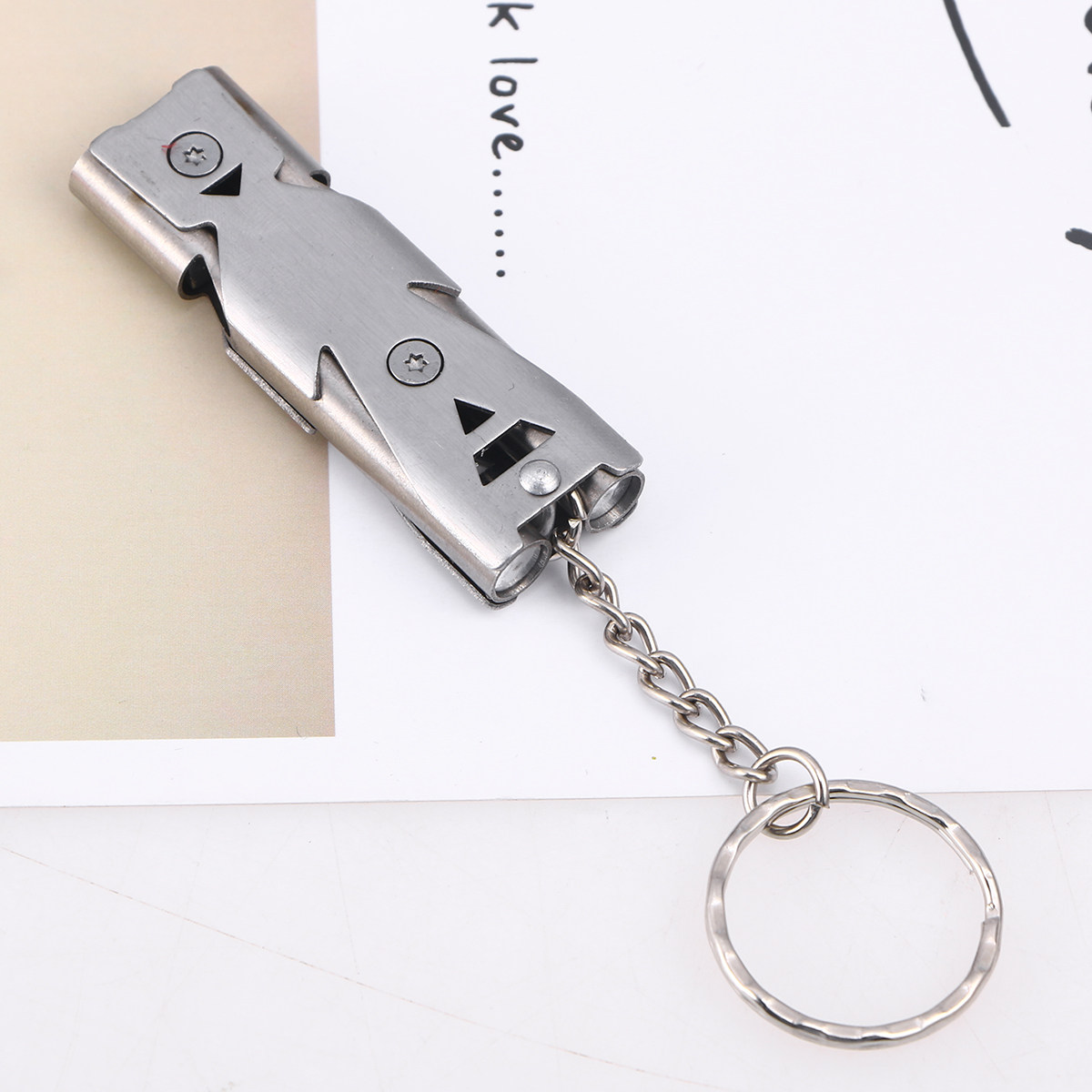 Emergency Whistle Loud - 1Pcs Emergency Double Tube Survival Whistle