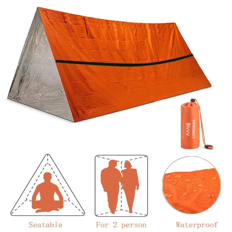 2 Person Emergency Shelter Biv - Bivy Bag Emergency ulasan dan harga