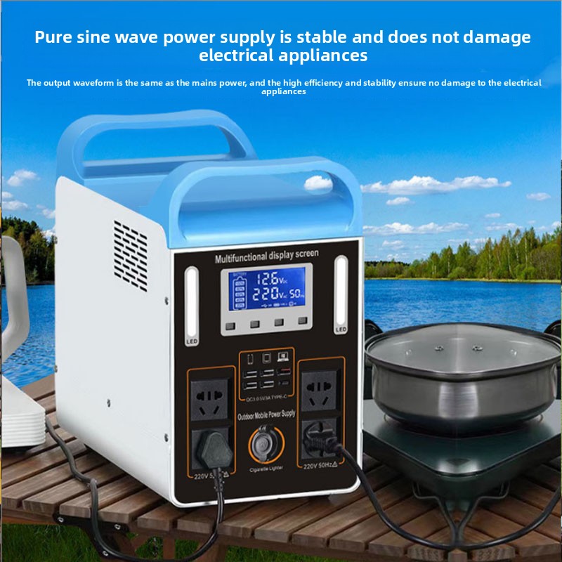 600W Portable Power Station Ge - Solar Emergency Charger ulasan dan harga
