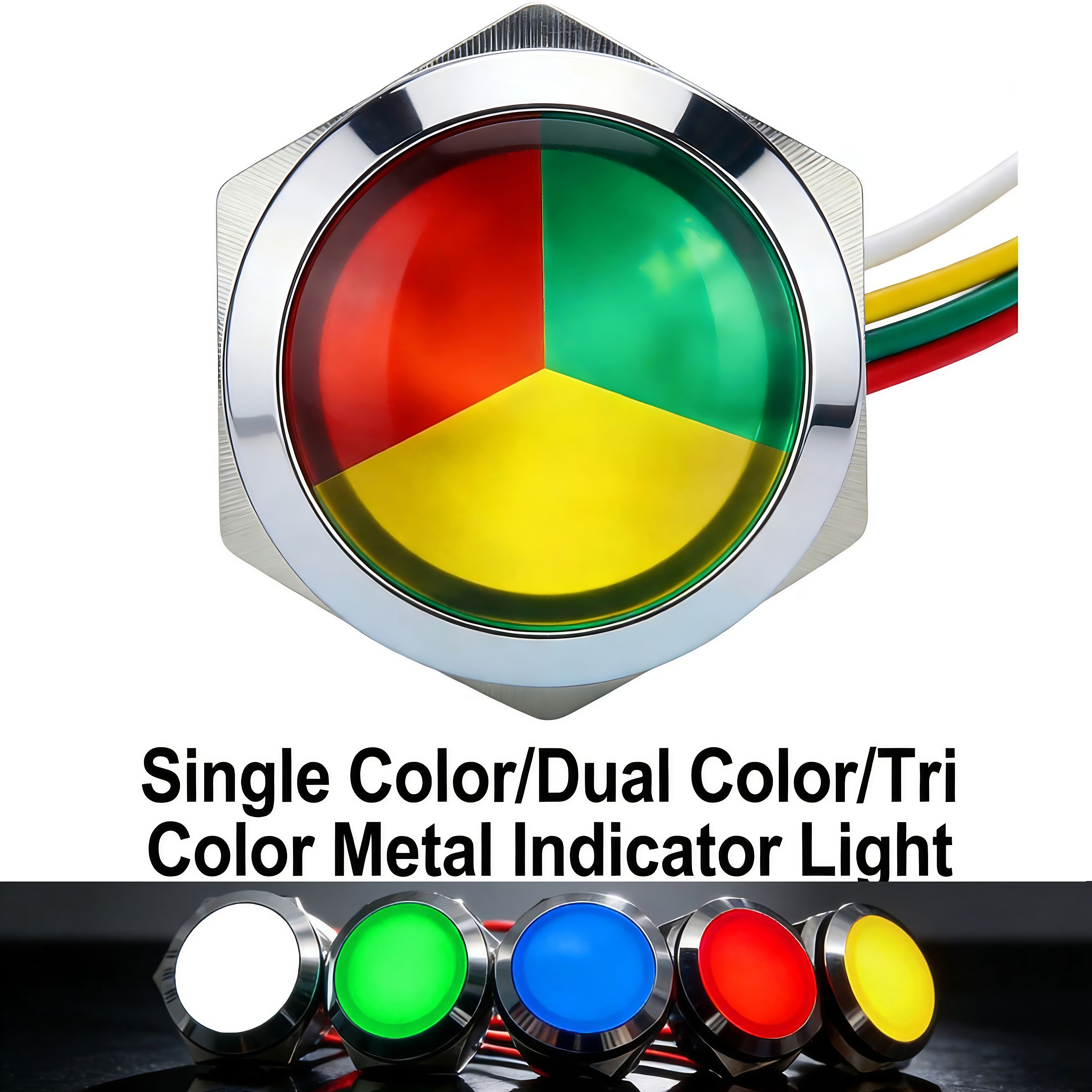 Metal LED Indicator Light 12mm - Signal Panel Orange ulasan dan harga