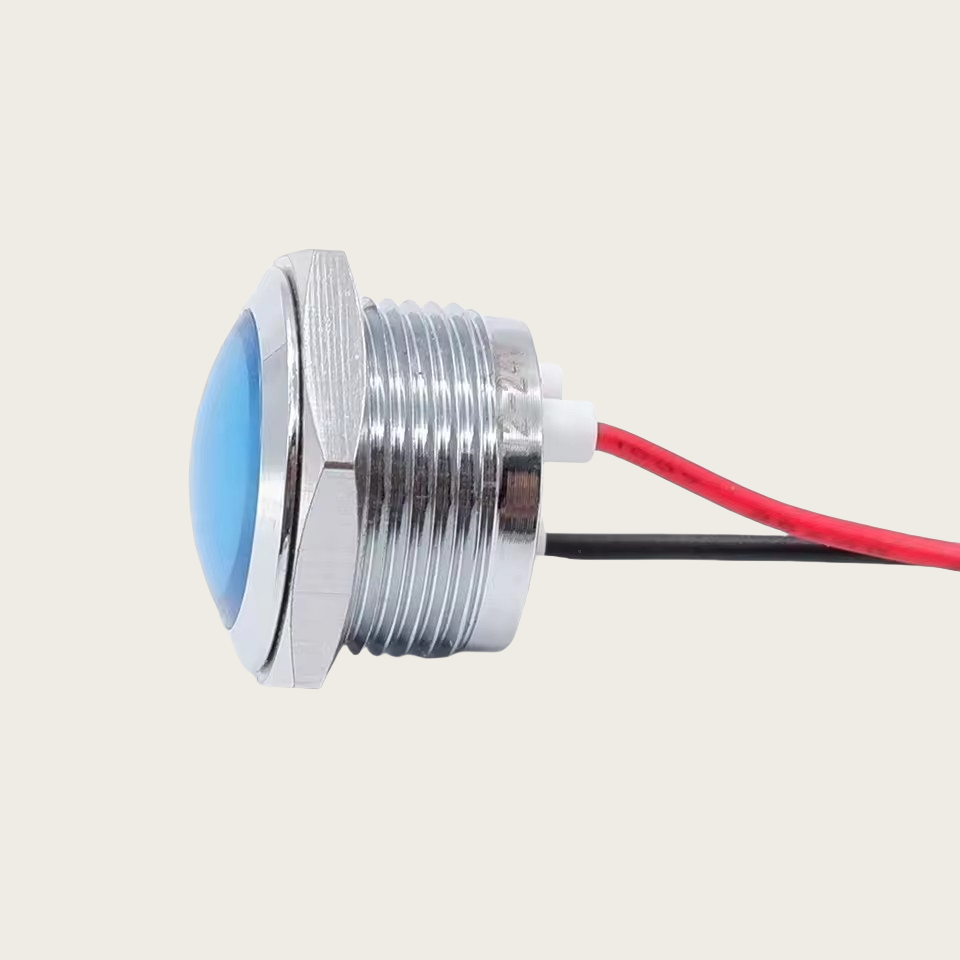 12mm 16mm 19mm 22mm Metal LED  - Signal Panel Orange ulasan dan harga