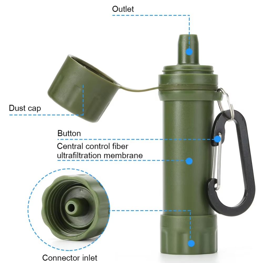 Mini Mini Water Filter Straw S - Water Purification Straw ulasan dan harga