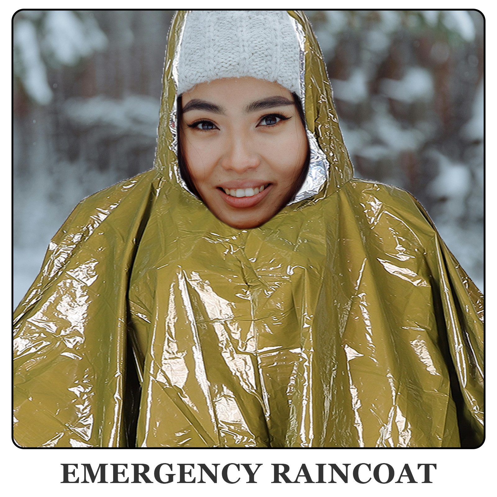2Pcs Emergency Survival Poncho - Emergency Poncho Rain ulasan dan harga