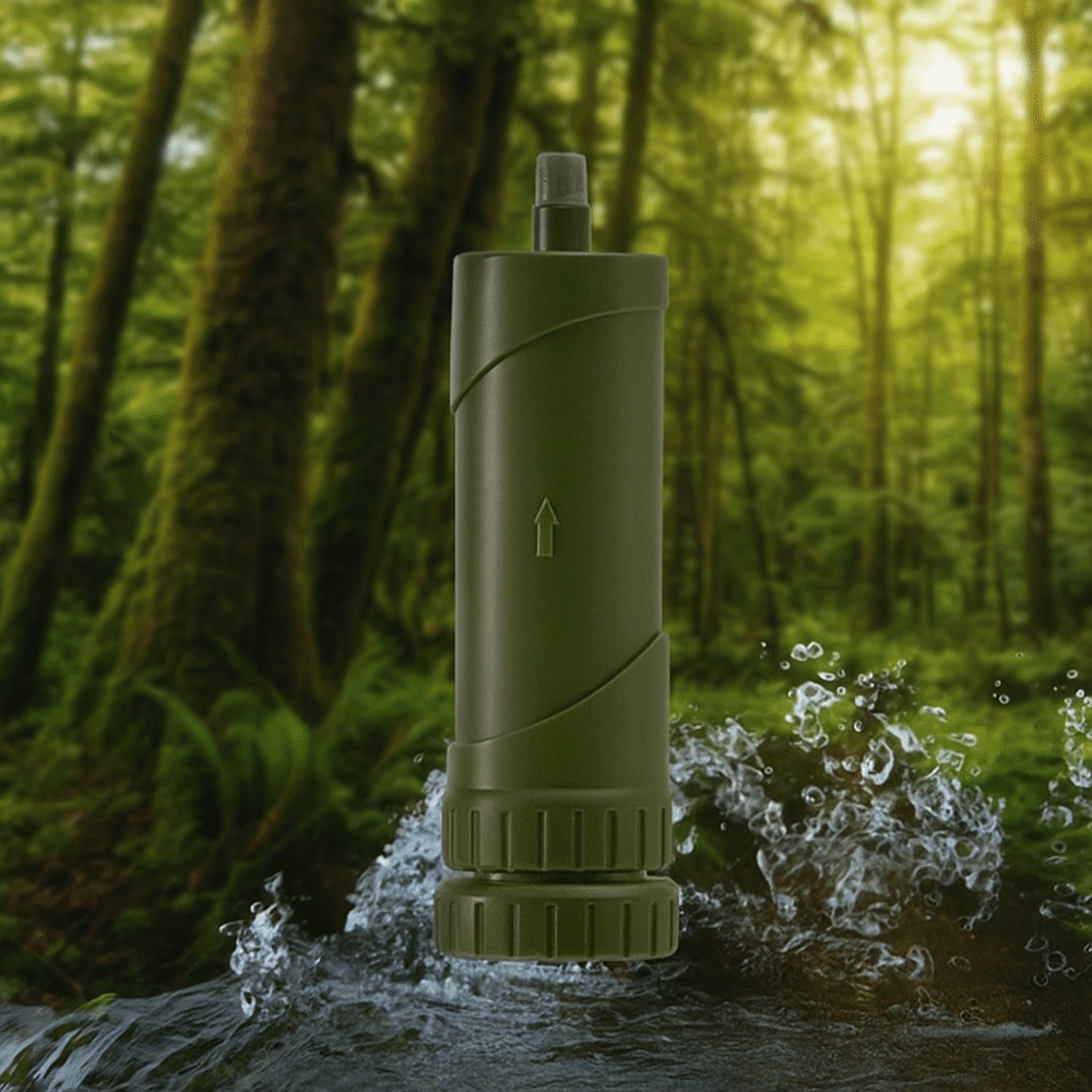 ABS Outdoor Mini Water Filter  - Water Purification Straw ulasan dan harga