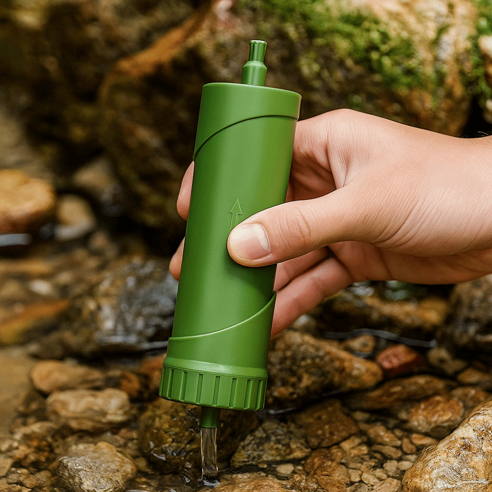 ABS Outdoor Mini Water Filter  - Water Purification Straw ulasan dan harga
