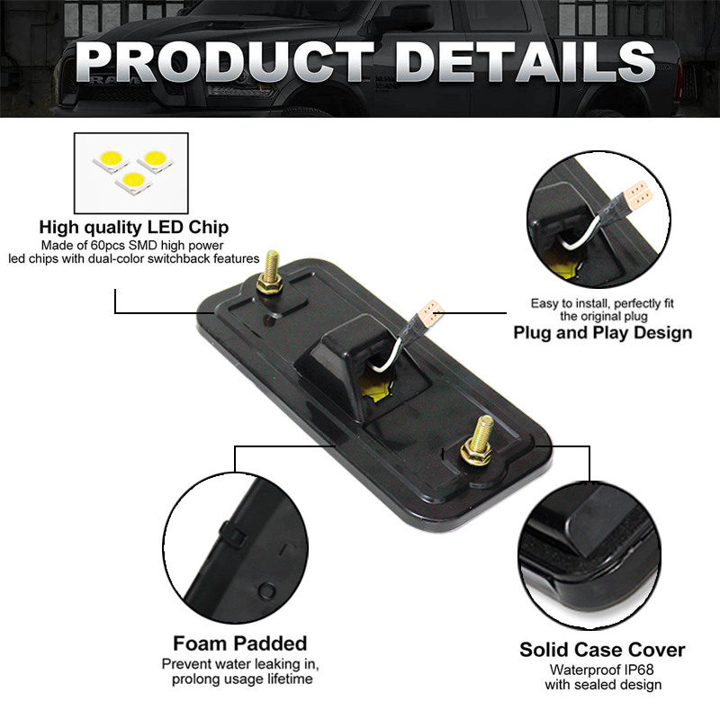 Front Amber / White Rear Red L - Signal Flare Kit ulasan dan harga