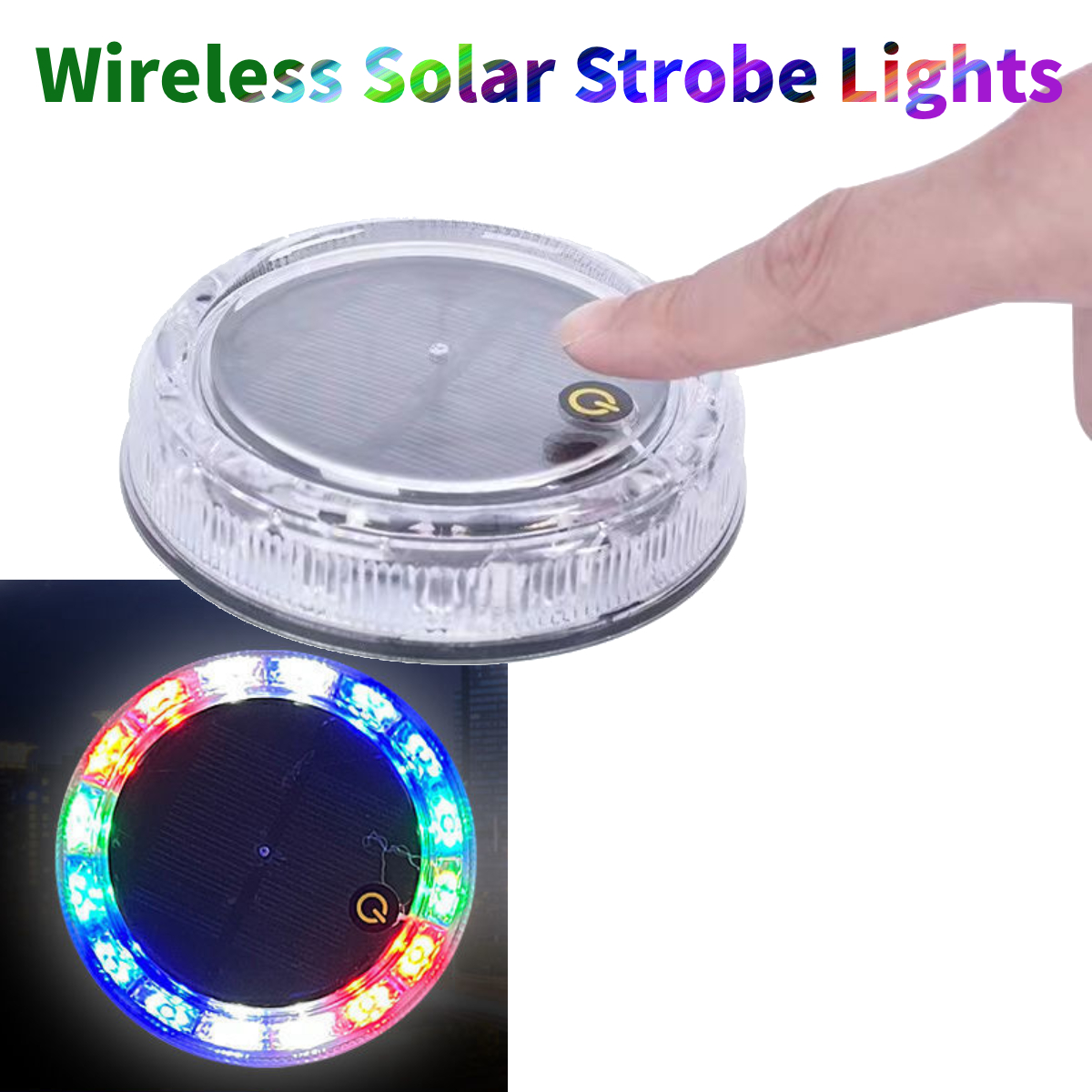 1/2x Car Wireless Strobe Touch - Sos Light Strobe ulasan dan harga