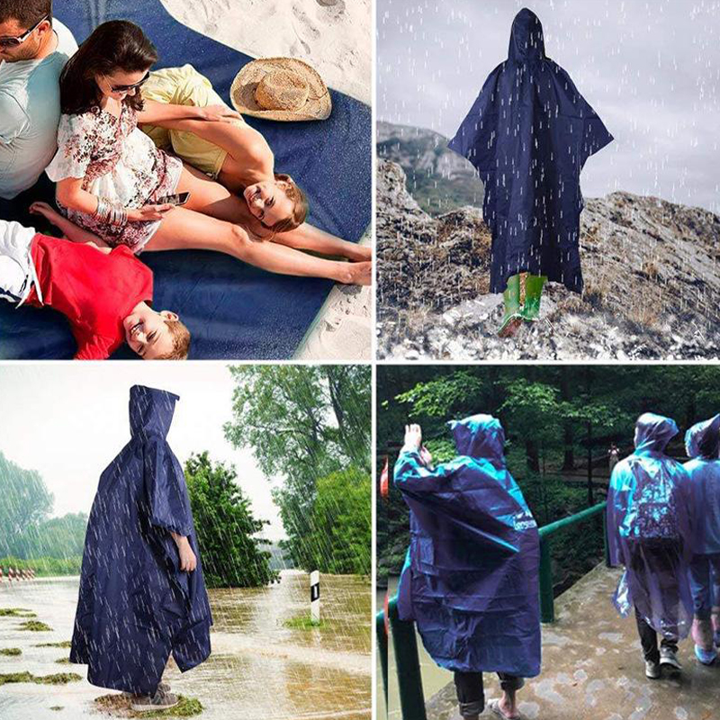 Heavy Duty Rain Poncho For Bac - Emergency Poncho Rain ulasan dan harga