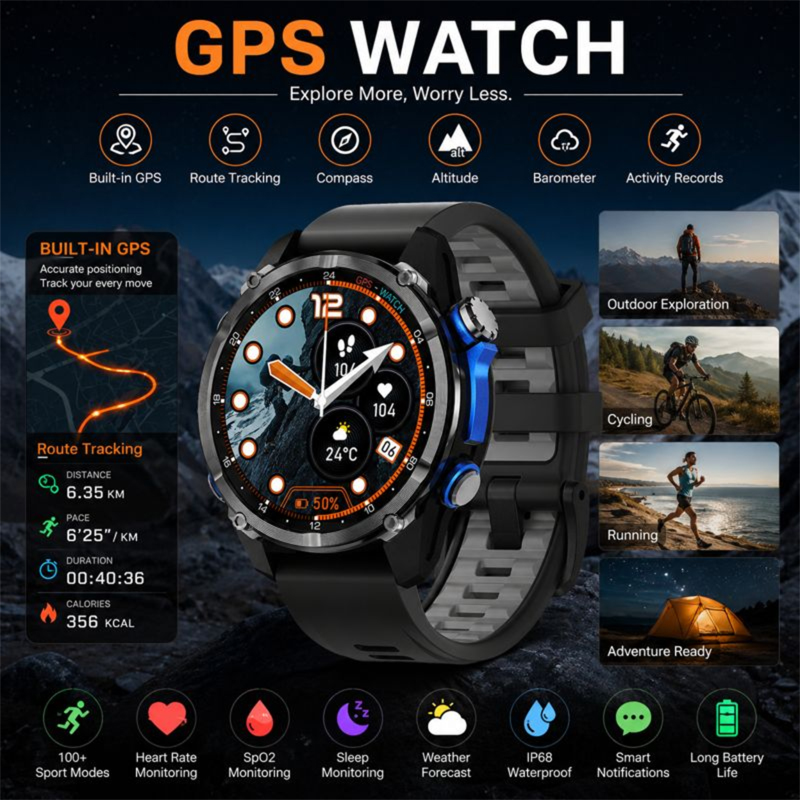 HD350 Pro Military Grade AGPS  - Compass Lensatic ulasan dan harga