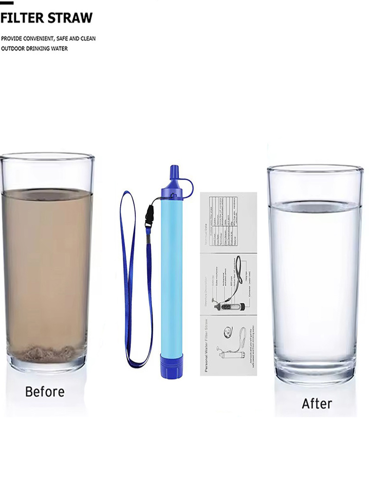 Portable Water Filter Straw, P - Water Purification Straw ulasan dan harga