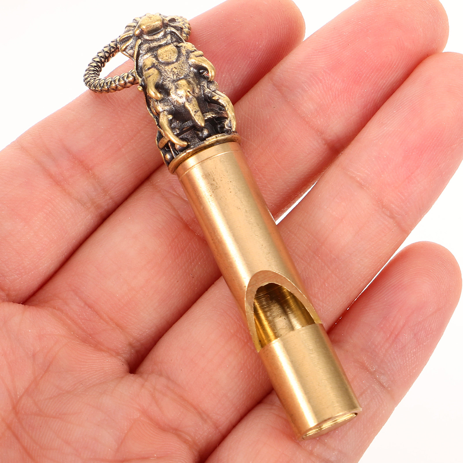 Copper Animal Head Whistle Dec - Emergency Whistle Loud ulasan dan harga