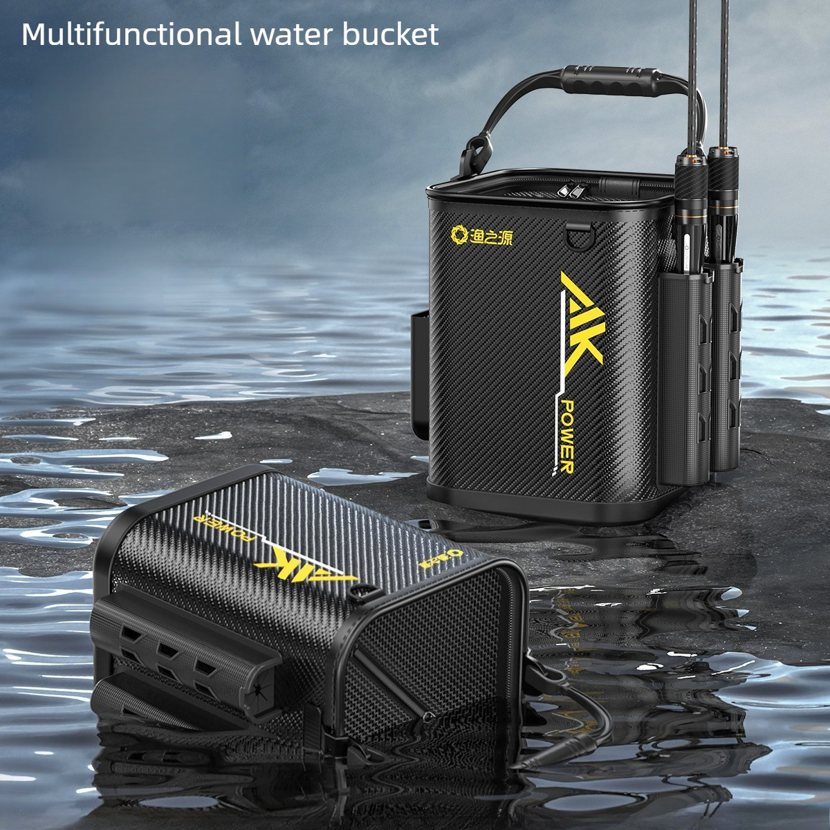 Multi-Functional Live Fish Buc - Water Bag Collapsible ulasan dan harga