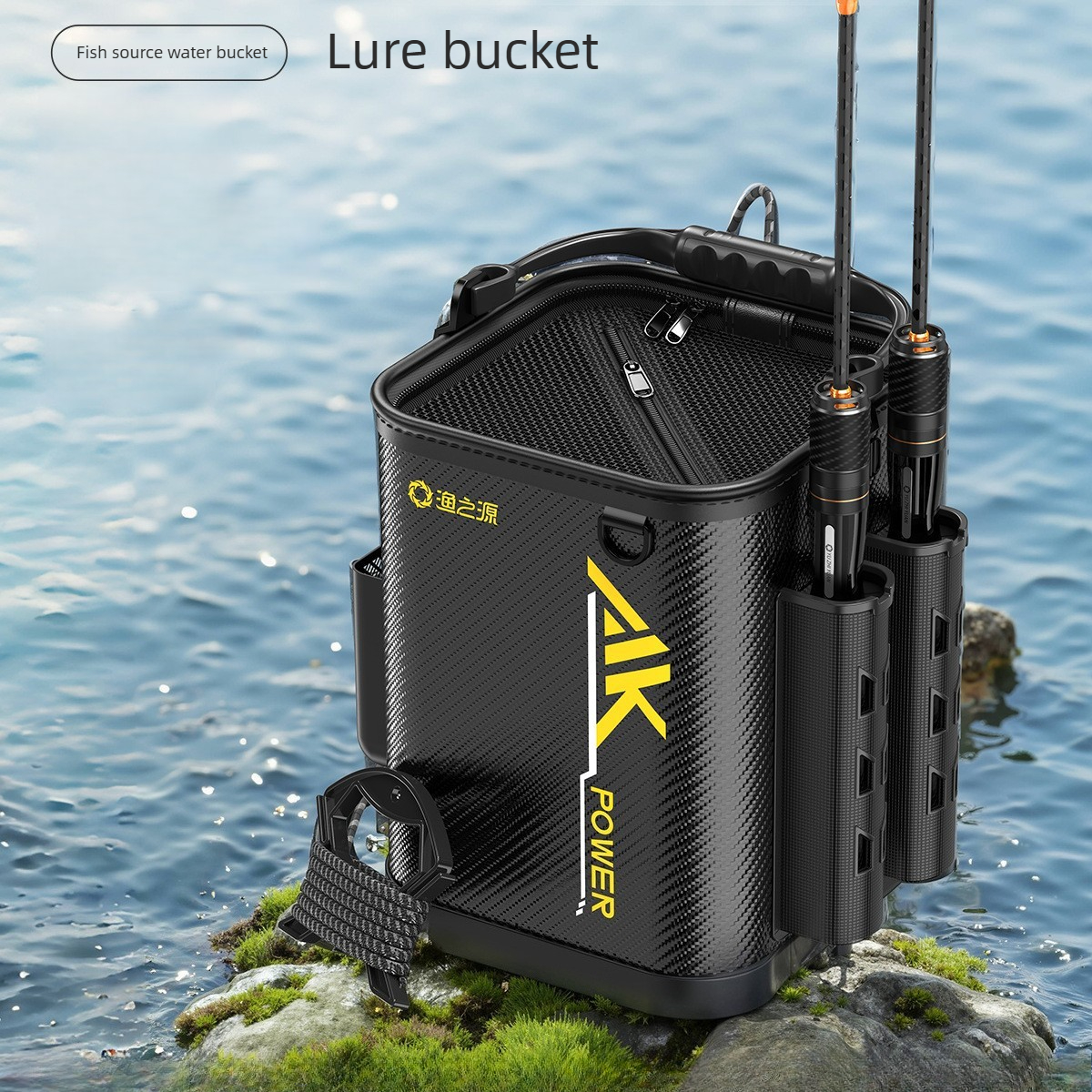 Multi-Functional Live Fish Buc - Water Bag Collapsible ulasan dan harga
