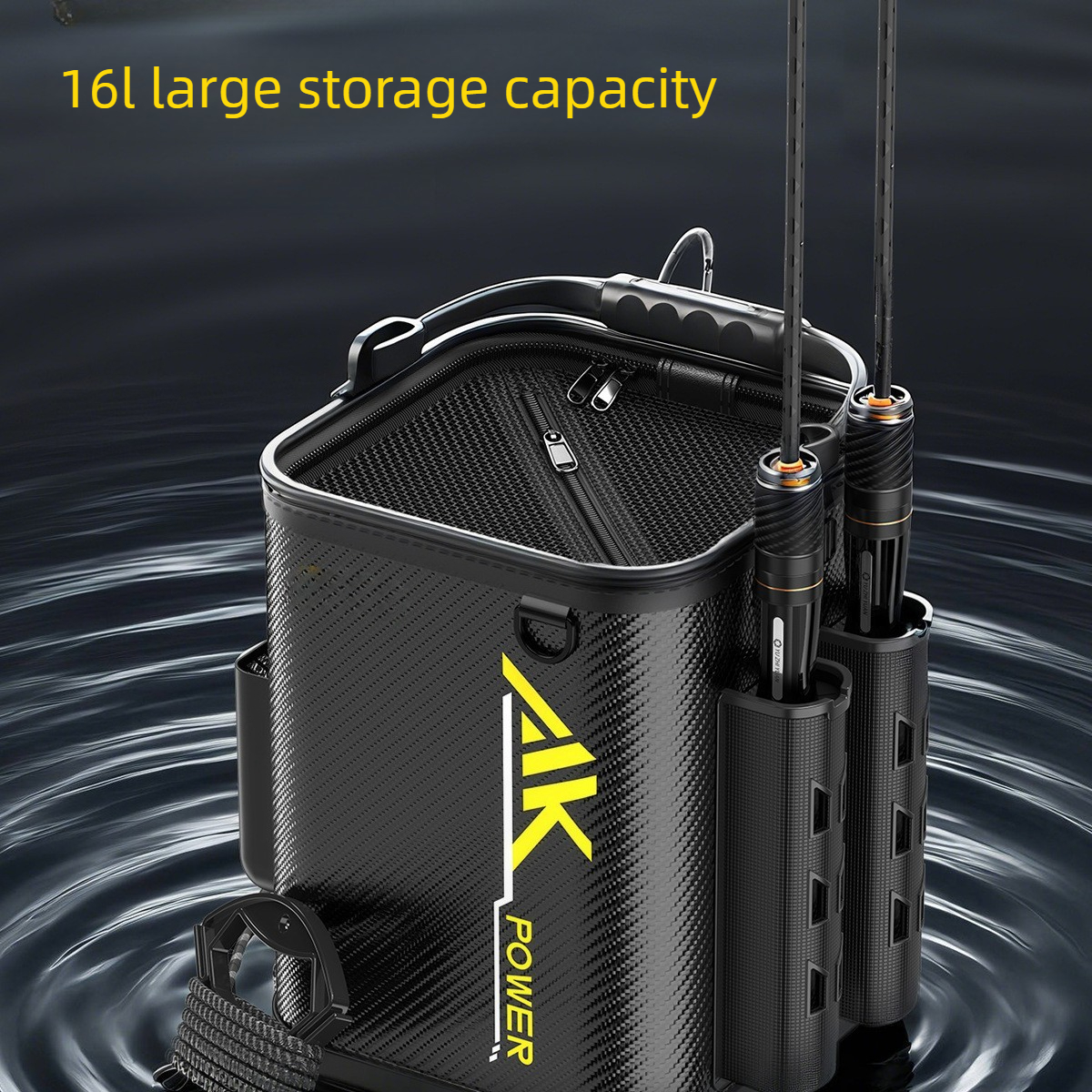 Multi-Functional Live Fish Buc - Water Bag Collapsible ulasan dan harga