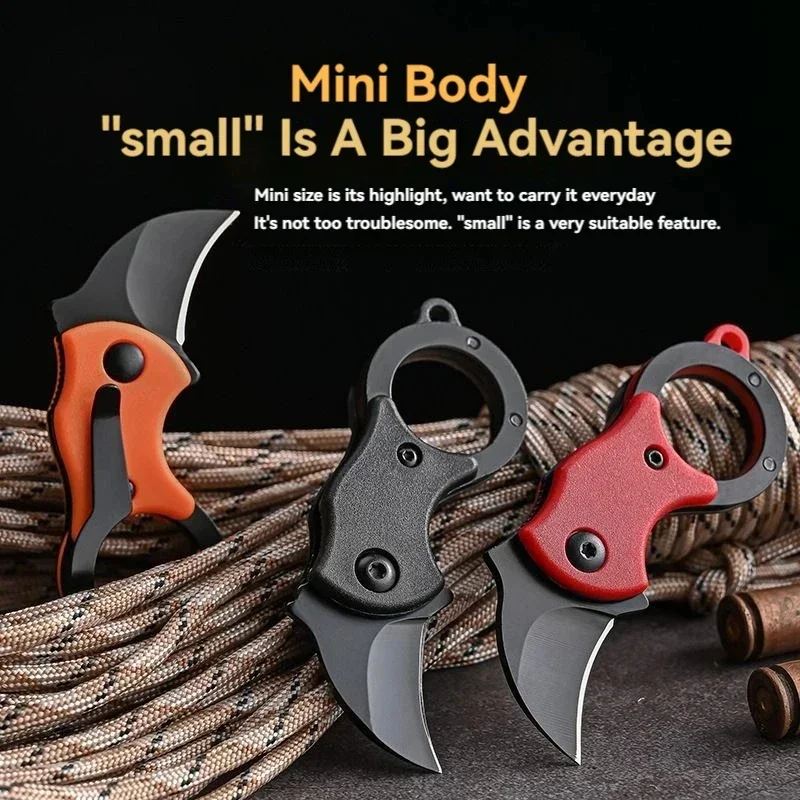 Camping Small Mini Portable Kn - Bushcraft Knife Fixed ulasan dan harga