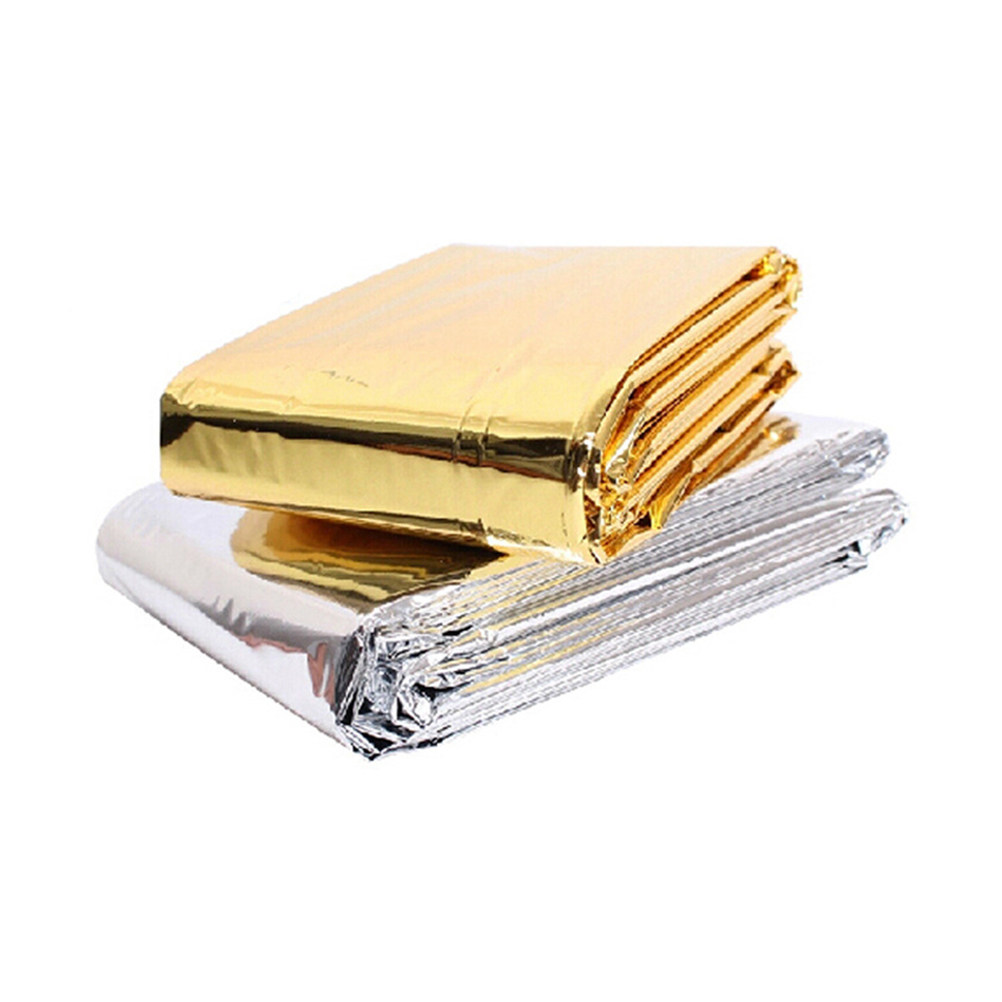 Emergency Blanket Silver Golde - Survival Blanket Reflective ulasan dan harga