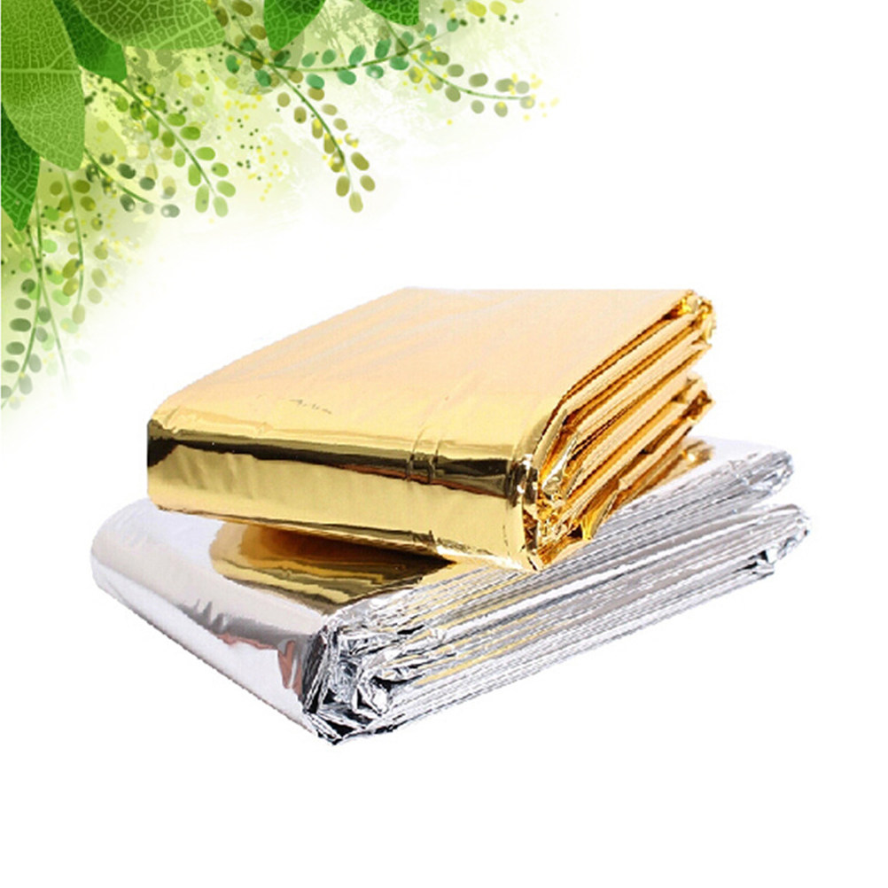 Emergency Blanket Silver Golde - Survival Blanket Reflective ulasan dan harga