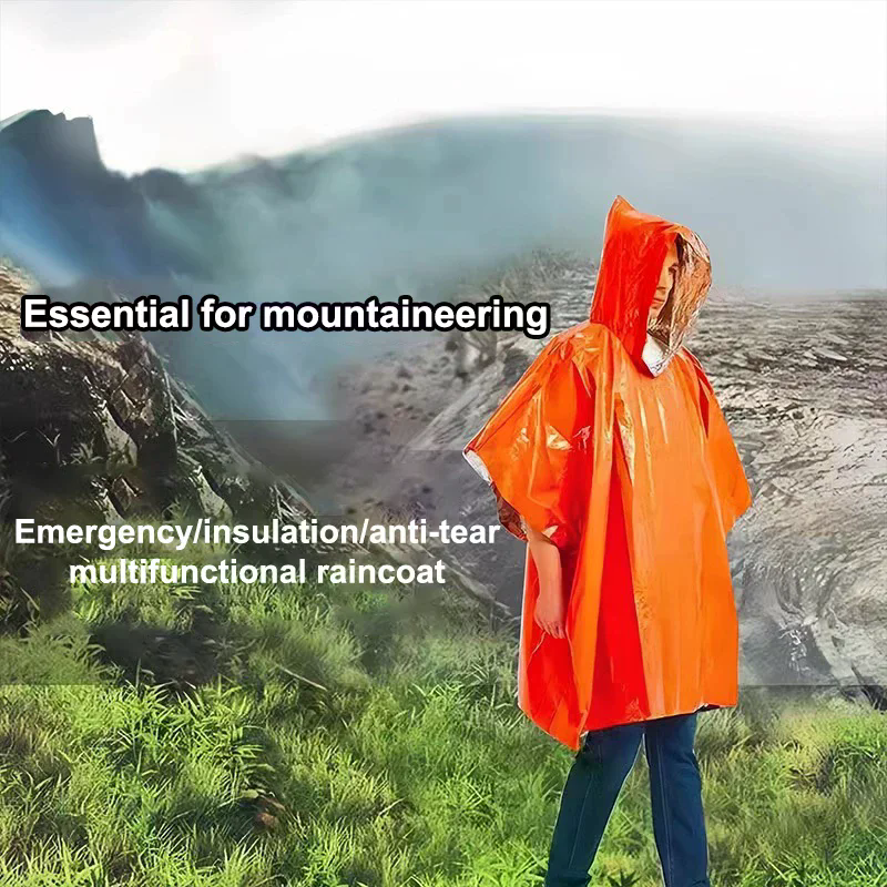 4PCS Emergency Survival Rain H - Survival Blanket Reflective ulasan dan harga