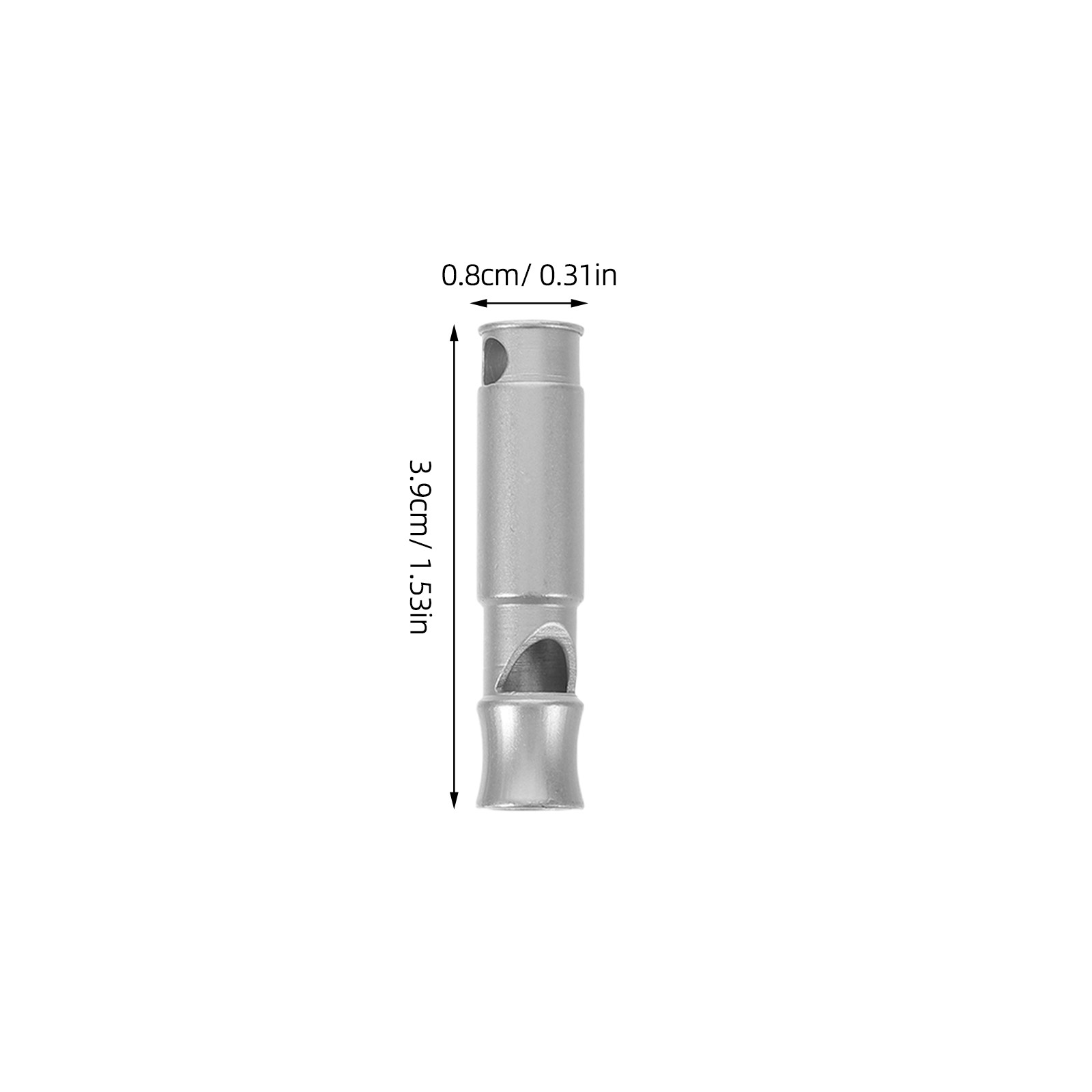 2Pcs Mini Stainless Steel Surv - Emergency Whistle Loud ulasan dan harga