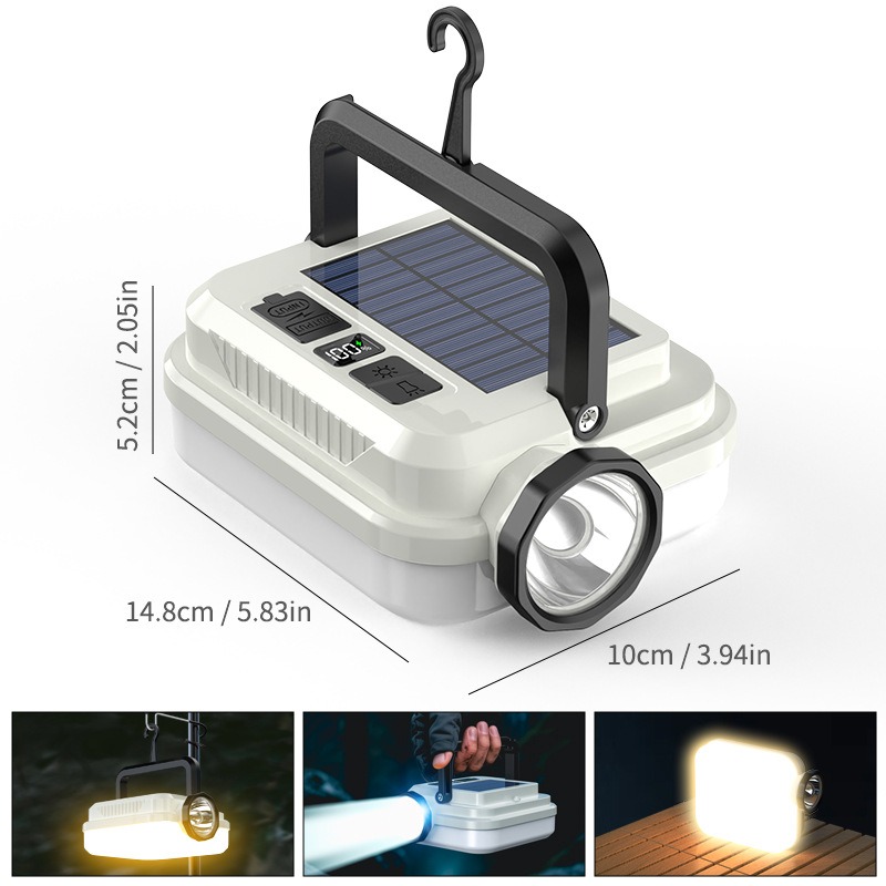 PACOONE Multifunctional Campin - Solar Emergency Charger ulasan dan harga