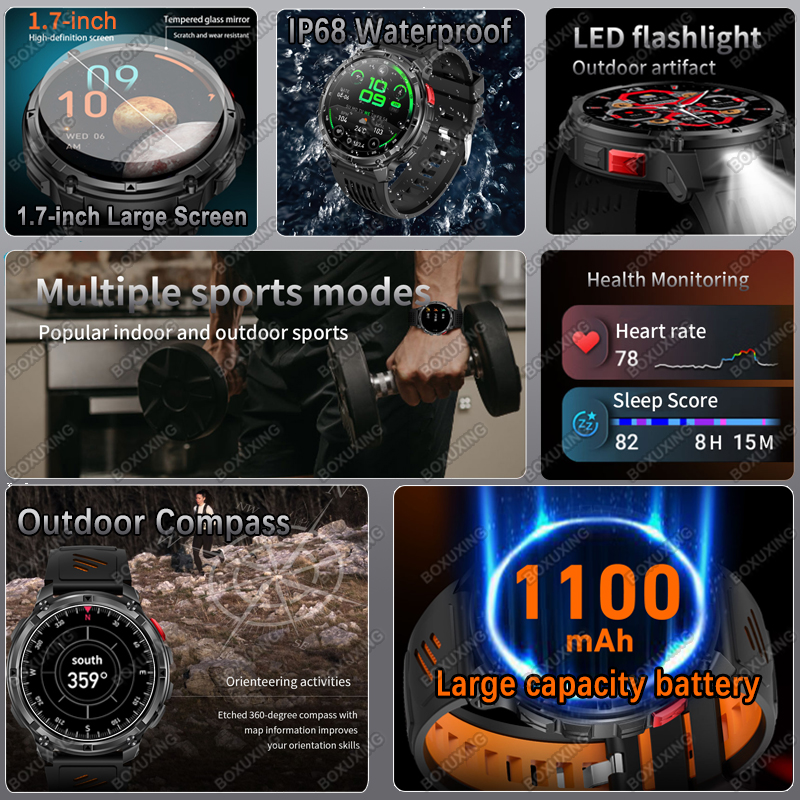 2026 New T-Rex3 1100mAh Batter - Compass Lensatic ulasan dan harga