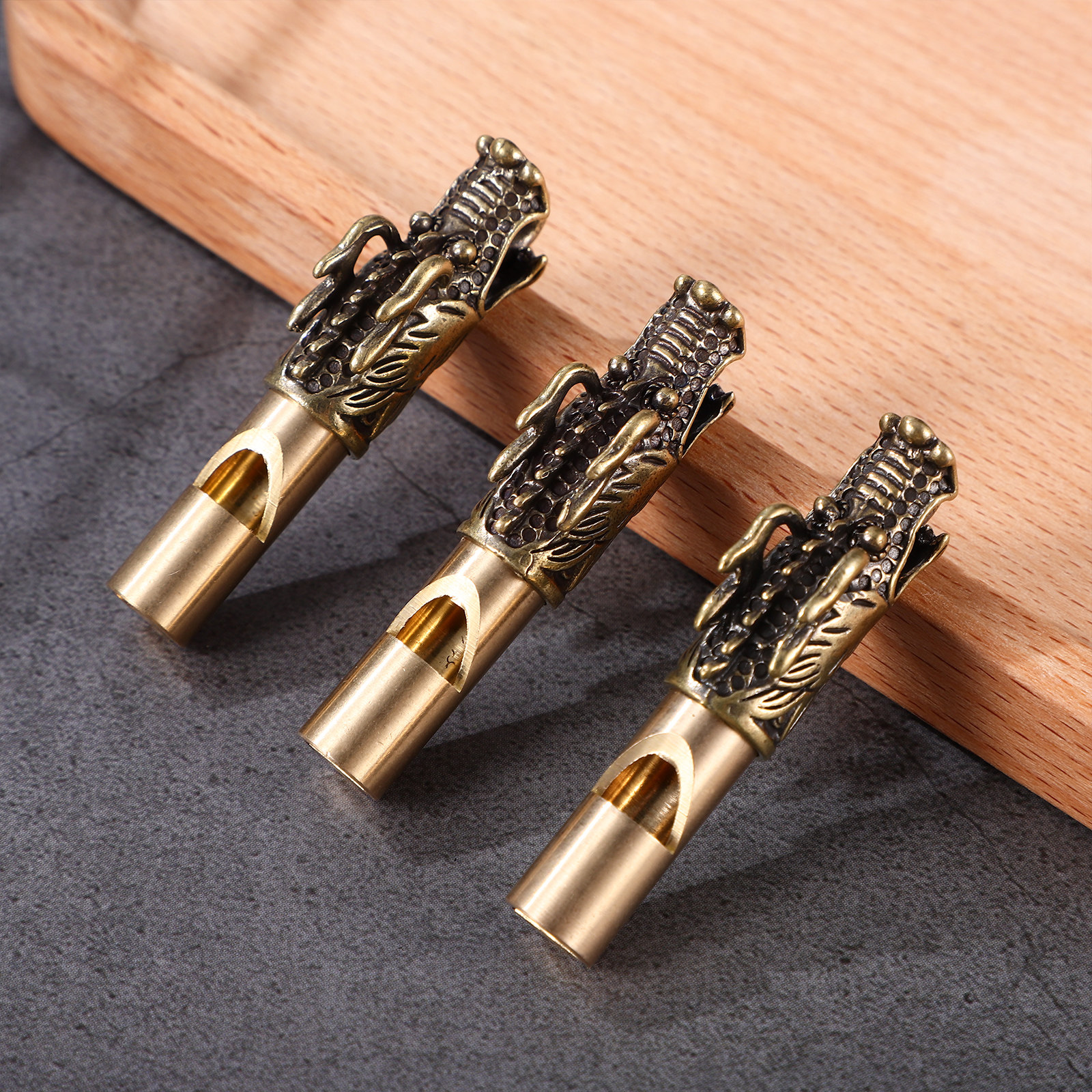 3Pcs Dragon Keychain Whistles  - Emergency Whistle Loud ulasan dan harga