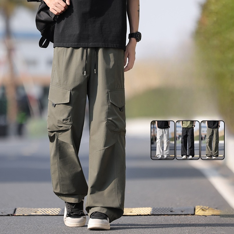 Streetwear Men's Baggy Cargo P - Fishing Kit Compact ulasan dan harga