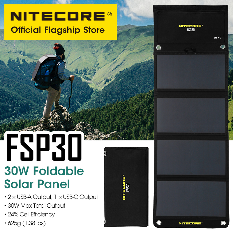 NITECORE FSP30 30W Portable So - Solar Emergency Charger ulasan dan harga