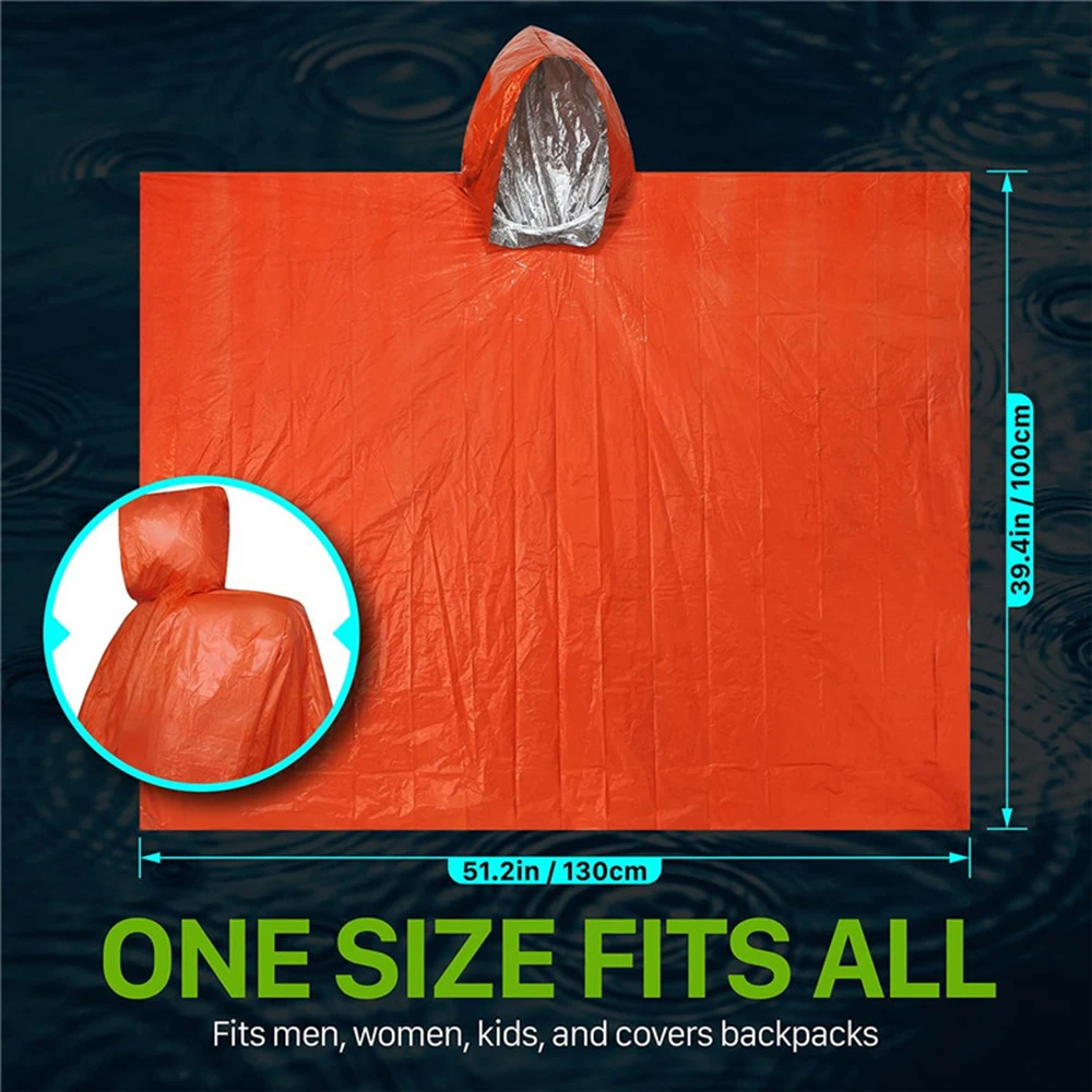 LIFE Emergency Survival Poncho - Survival Blanket Reflective ulasan dan harga