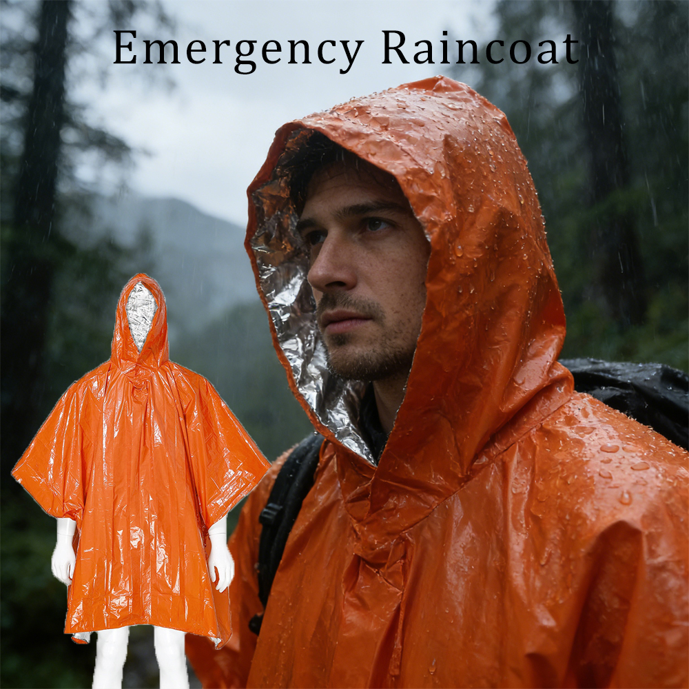 Emergency Rain Poncho Long Thi - Emergency Poncho Rain ulasan dan harga