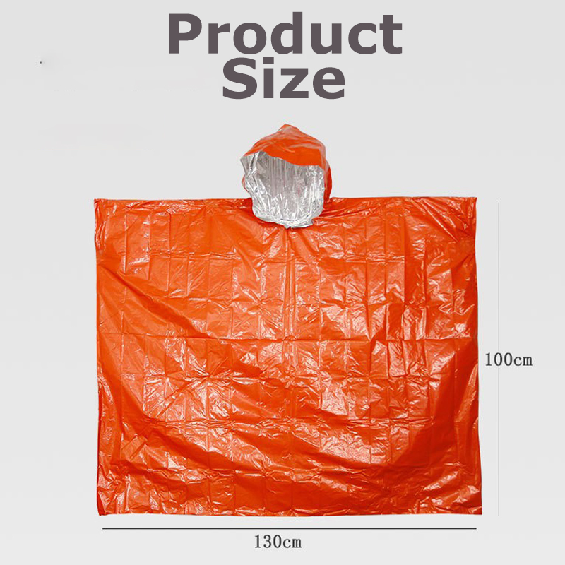 Emergency Rain Poncho Long Thi - Emergency Poncho Rain ulasan dan harga