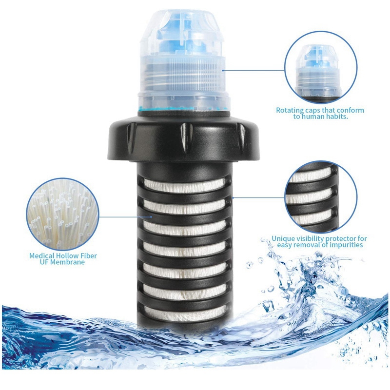 500Ml Water Filter Bottle Wate - Water Purification Straw ulasan dan harga