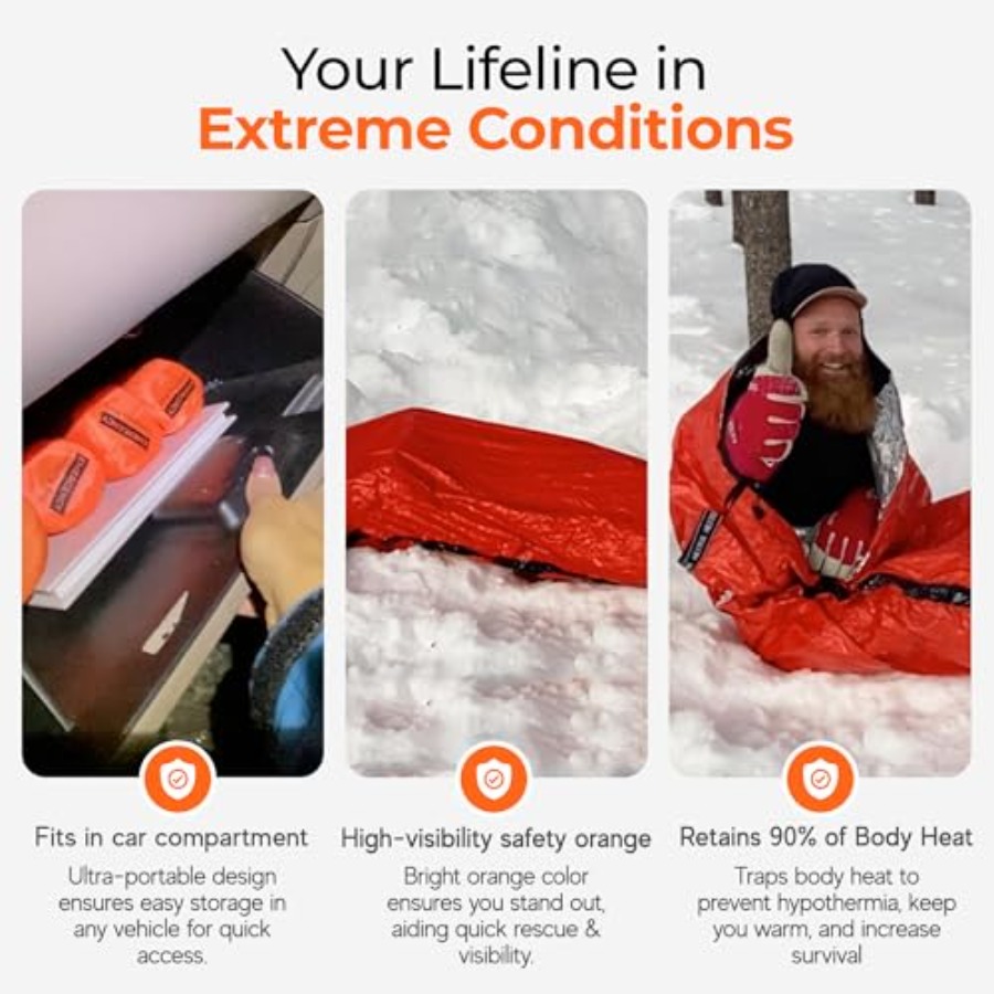 Emergency Sleeping Bag Ultrali - Emergency Mylar Tent ulasan dan harga